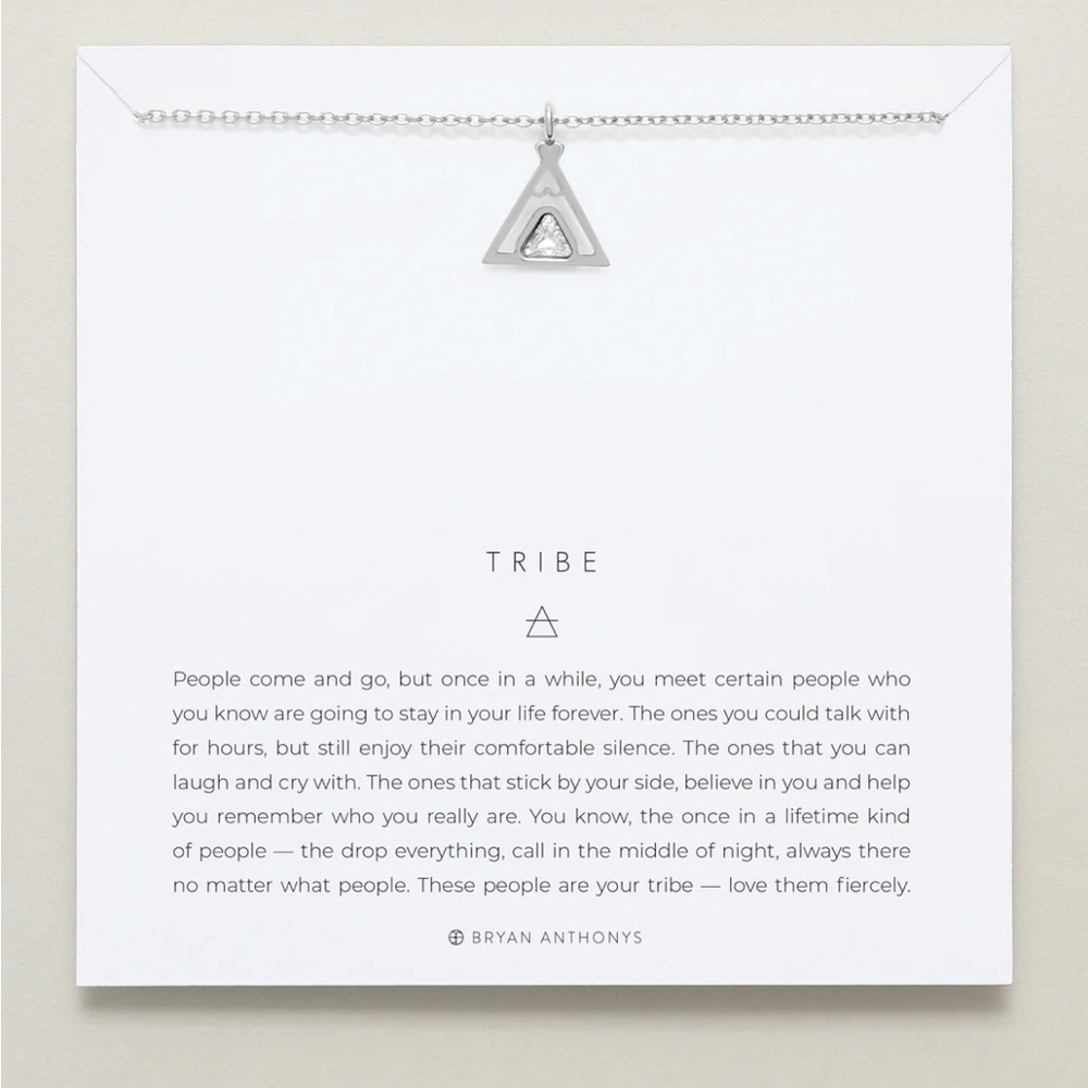 Bryan Anthonys - Tribe Necklace (Silver) NIB